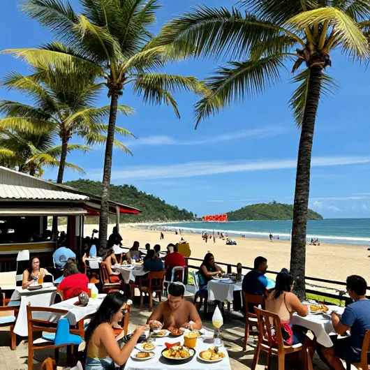8 melhores lugares para almoçar e jantar na Praia das Toninhas, Ubatuba