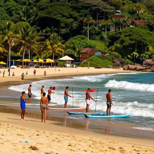 Guia de esportes na Praia das Toninhas: 7 opções recomendadas