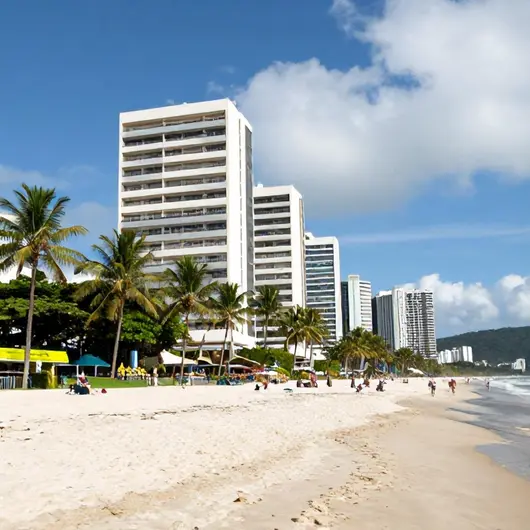 Lindo AP na Praia Toninhas Ubatuba Lindo AP na Praia Toninhas Ubatuba